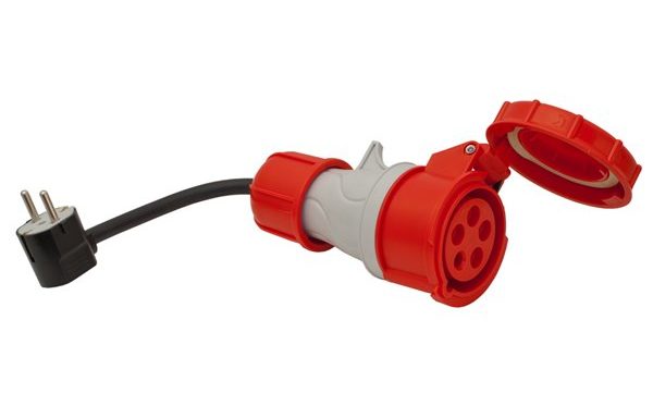 Adapter do przenośnego grzejnika – jednofazowy, Schuko