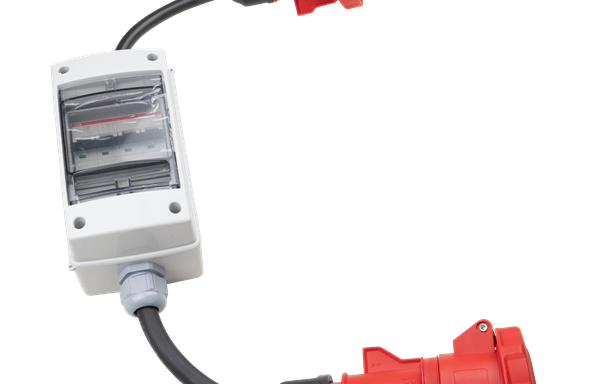 Przejściówka 400 V 32 A – 230 V 16 A (Schuko) do ogrzewania podłogowego MGF Vulcano POWER